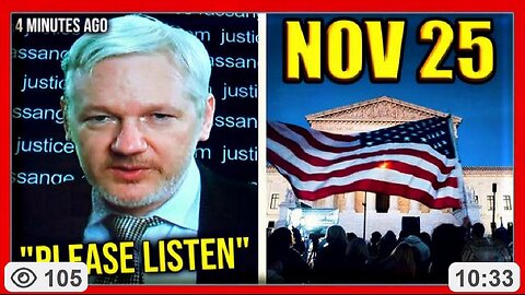 Julian Assange GIVES Warning in Exclusive Broadcast ~ by Anonymous Official (8.25.25)