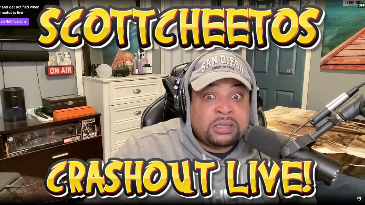 ScottCheetos: Crashout LIVE.
