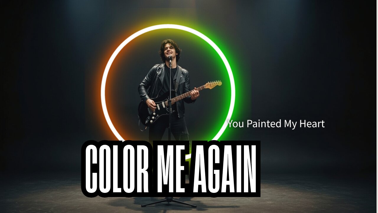 Color Me Again | Official Lyric Video (Emotional Pop Ballad)