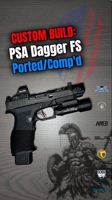 Ported & Comp'd: Palmetto State Armory Dagger FS, Black