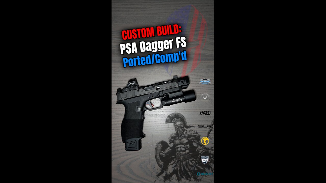 Ported & Comp'd: Palmetto State Armory Dagger FS, Black
