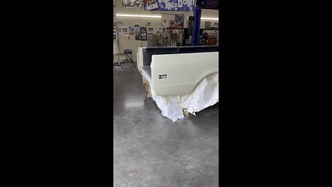 68 GMC Box is in primer! Yahoo!