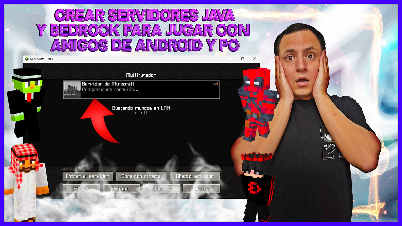 TOP 7 PAGINAS para CREAR tu SERVIDOR de MINECRAFT Java y Bedrock y JUGAR con AMIGOS en 2025 🛠️
