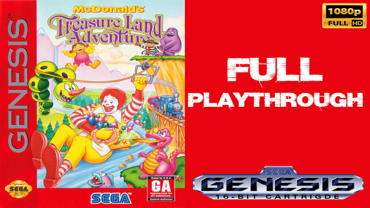 McDonald's Treasure Land Adventure - Sega Genesis - Full Playthrough