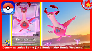 Dynamax Latias Battle (2nd Battle) (Max Battle Weekend) | Pokemon GO