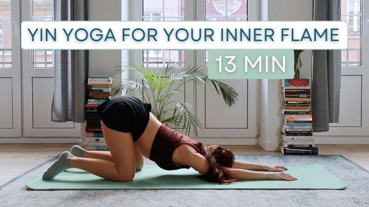 Restorative Flame Yoga | Yin Flow | 13 Minutes