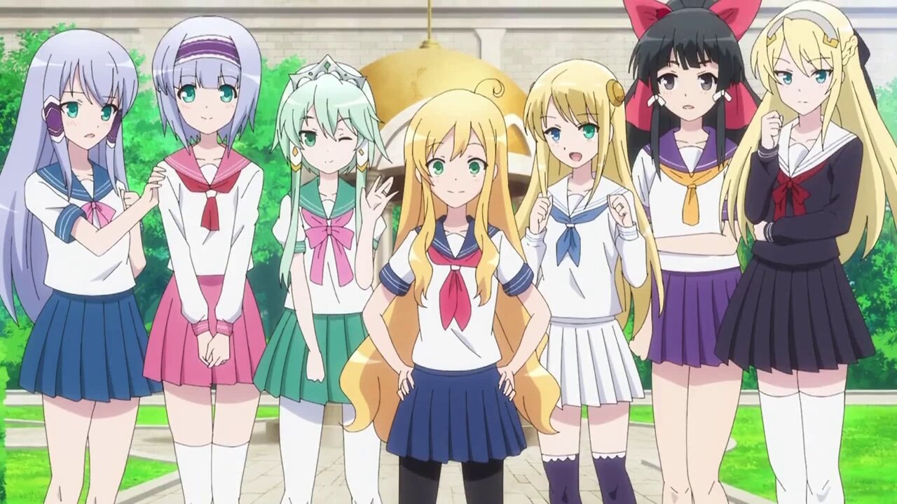 In Another World With My Smartphone 2 - girls in mini-skirts