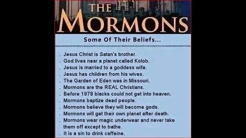 FAKE MORMONS CULT FAKE LEADER JOSEPH SMITH DEMON
