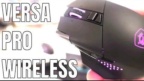 8K Polling Rate QI Charging Multimode Wireless Gaming Mouse MSI Versa Pro