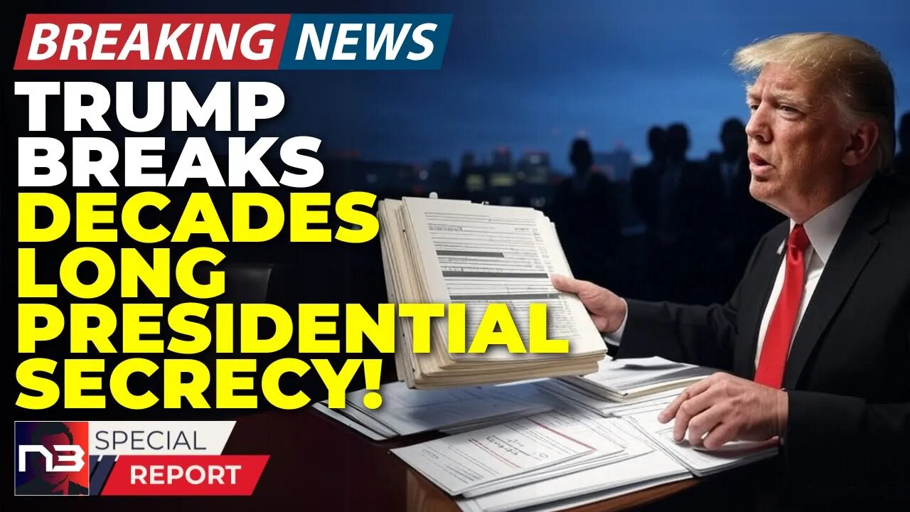 🚨BREAKING: Trump Just Declassified What Every President Before Him Refused To Show!