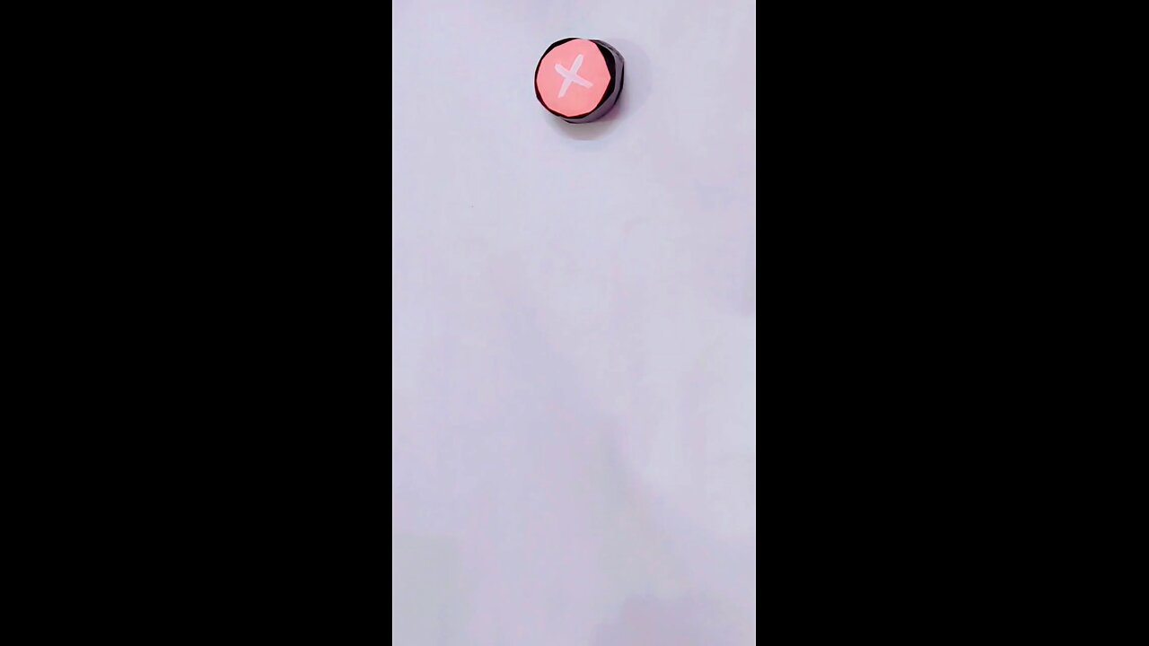DIY Squid game paper button toy ⭕❌ Vote button from squid game 2