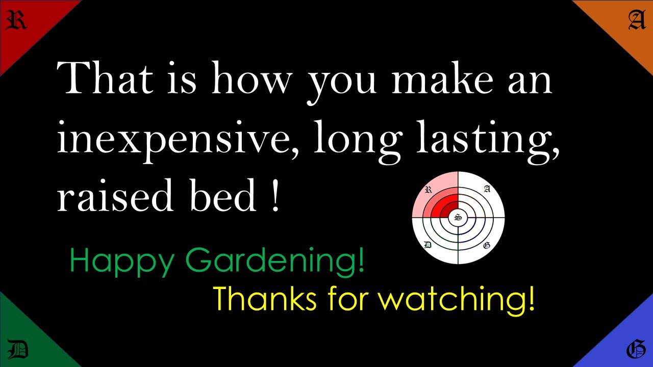 🔴How to make inexpensive, long lasting, raised garden beds.
