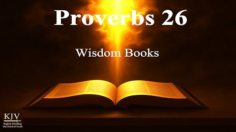 Proverbs 26 Explained — Your Choice: Truth or Lie | KJV, Rightly Dividing