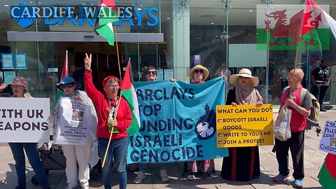 Boycott Barclays Bank, Working St. Cardiff South Wales