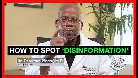 Daily Dose: 'How To Spot Disinformation' with Dr. Peterson Pierre