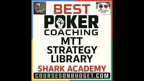 BEST POKER COACHING MTT Strategy Library