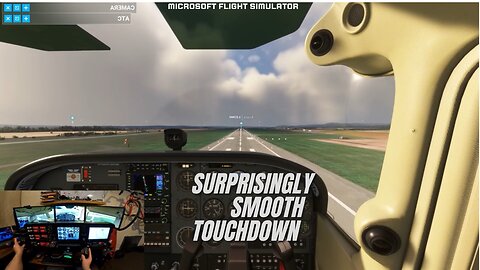 🌥️ Instrument Approach & Smooth Landing in Cloudy Kosice 🇸🇰 | MSFS 2020 Virtual Cessna 172 ✈️