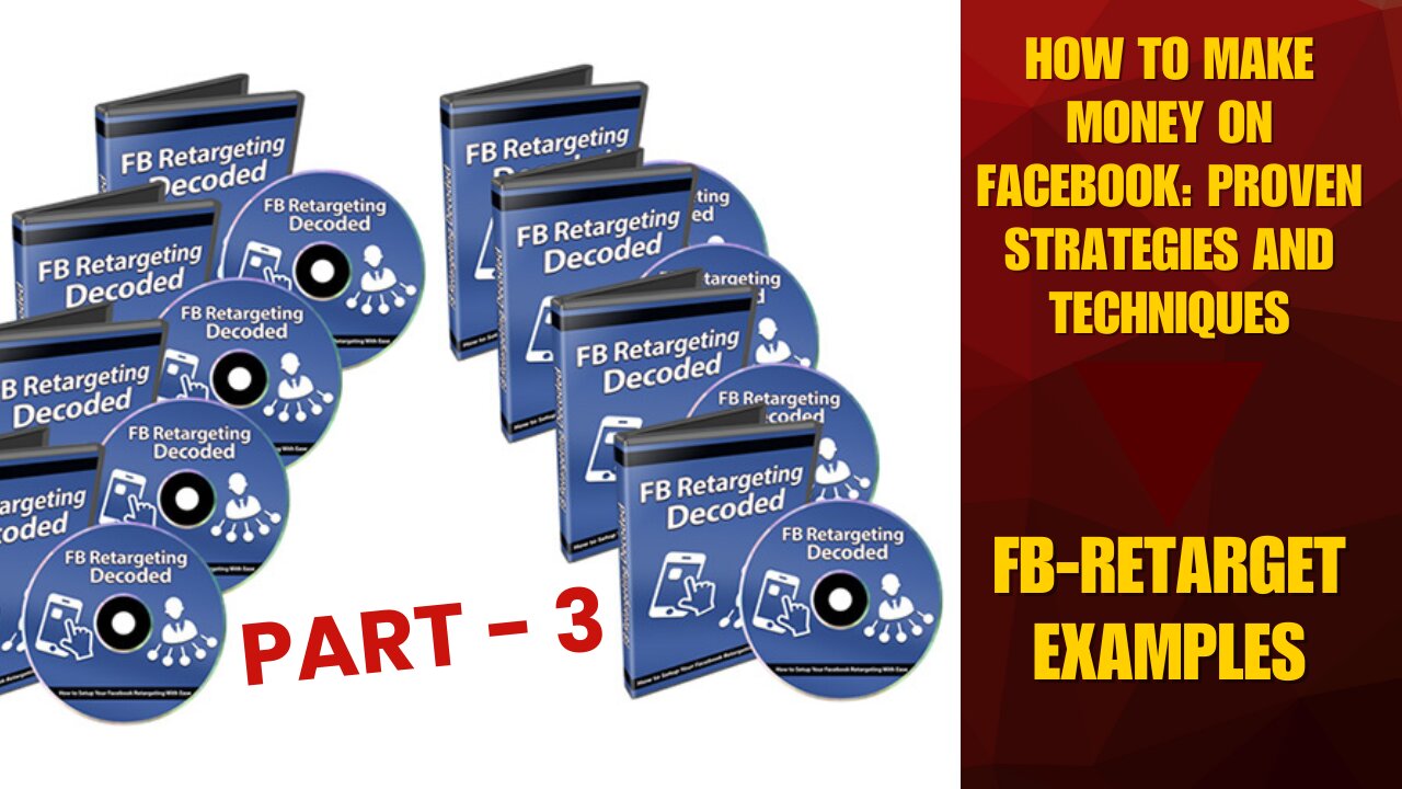 FBRetarget Examples | How to Make Money on Facebook: Proven Strategies and Techniques.