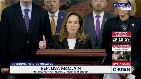 Chairwoman McClain Delivers Remarks on the Ongoing Government Shutdown