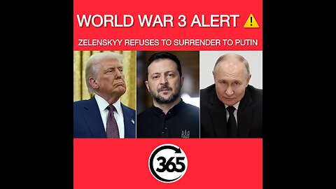 WORLD WAR 3 CRACKDOWN 🚨🚨 Zelenskyy Mocks Putin’s Fear of Admitting War Intentions to Trump