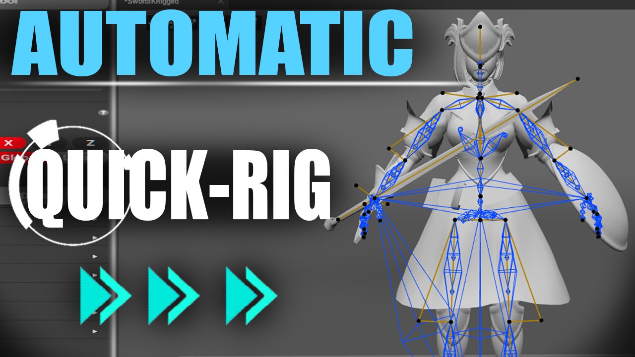 Cascadeur: Automatic QUICK-RIG