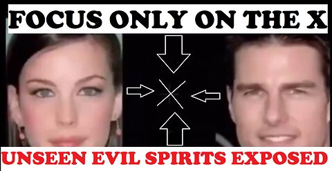 Unseen Evil Spirits Exposed -WATCH ONLY THE X AND SEE -