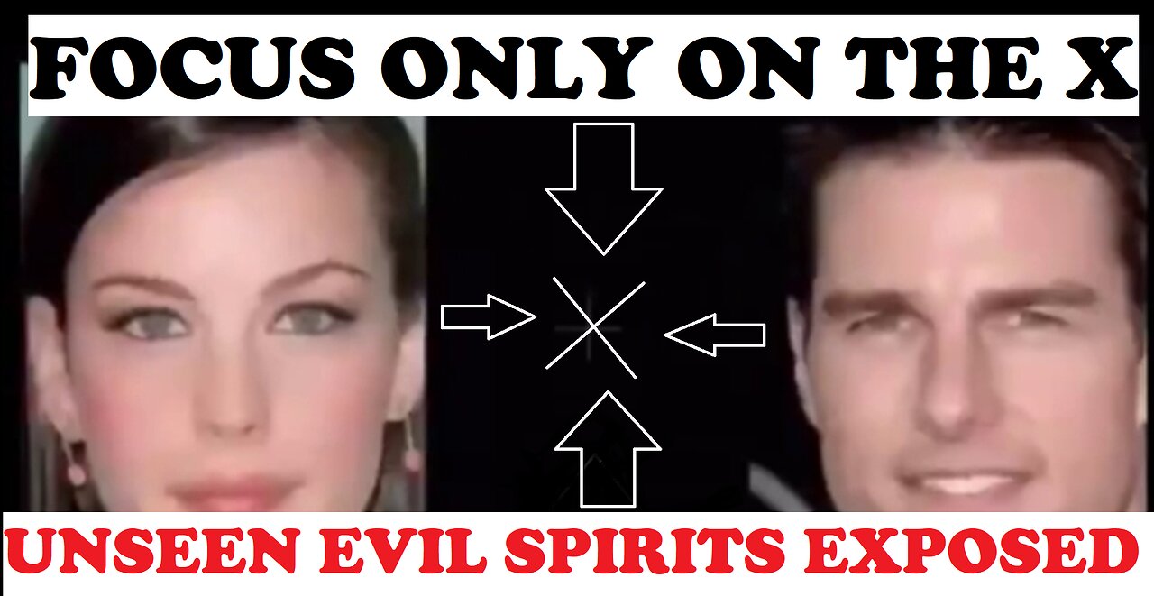 Unseen Evil Spirits Exposed -WATCH ONLY THE X AND SEE -
