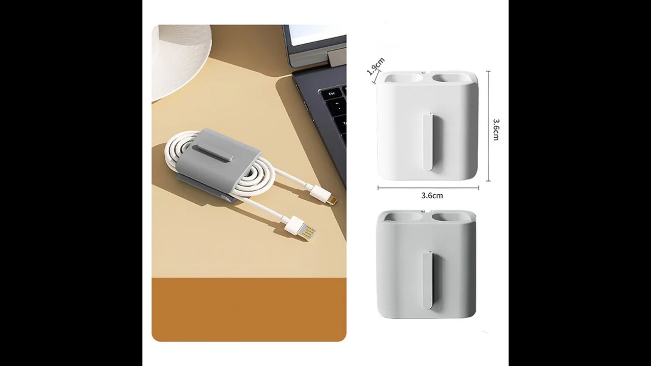 Desktop Cable Organizer and Cord Management Tool