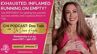 EXHAUSTED. INFLAMED. RUNNING ON EMPTY? What If the Fix Is a Peptide Away? PLUS Show-N-Tell...