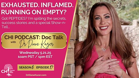 EXHAUSTED. INFLAMED. RUNNING ON EMPTY? What If the Fix Is a Peptide Away? PLUS Show-N-Tell...
