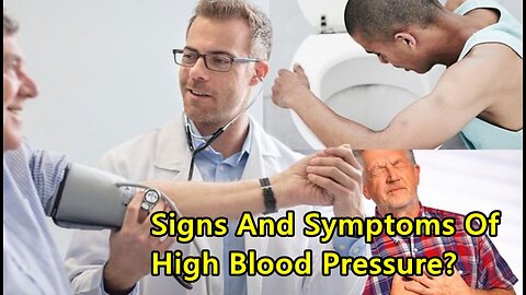 What Are Your Signs And Symptoms Of High Blood Pressure