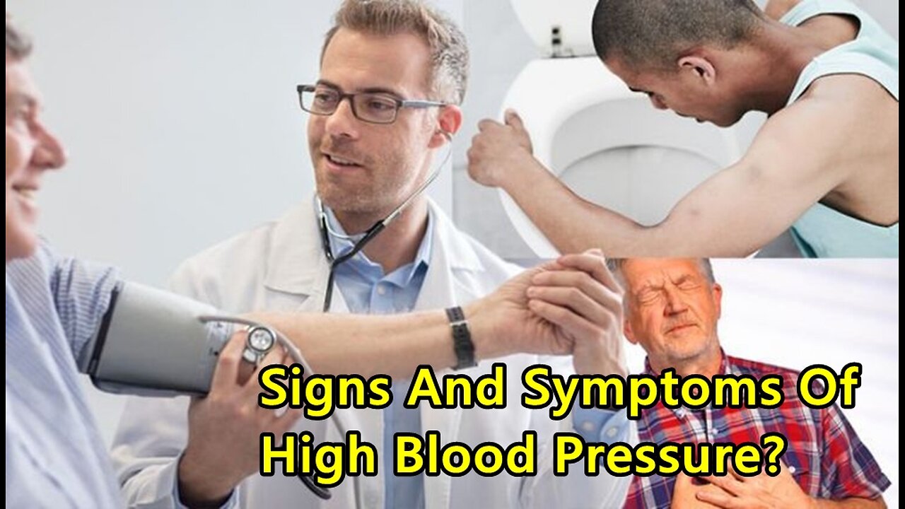 What Are Your Signs And Symptoms Of High Blood Pressure