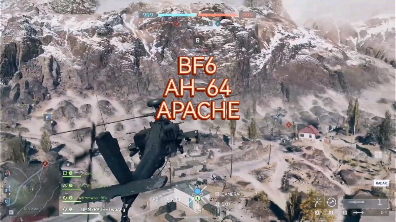 BF6: AH-64 Apache on Liberation Peak