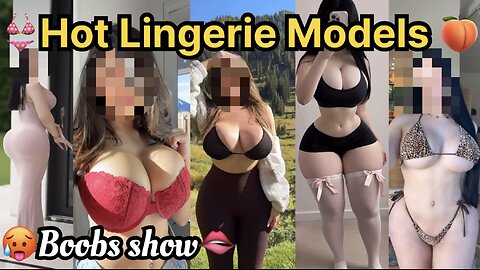 Hot Bikni Model 👙🥵 | Bra Model 👙 | New Lingerie Collection 😍 | Hot boobs show 💋💦 | New Bra💦👙