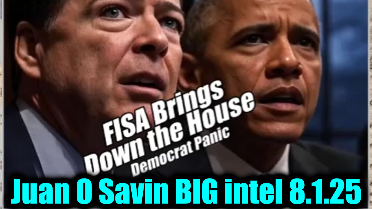 Fisa Brings Down the House - Democrat PANIC 8.1.2025
