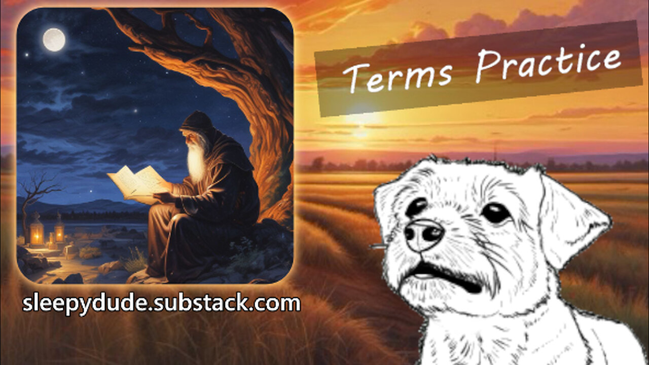 Sleepy Stream #18 | Terms Practice