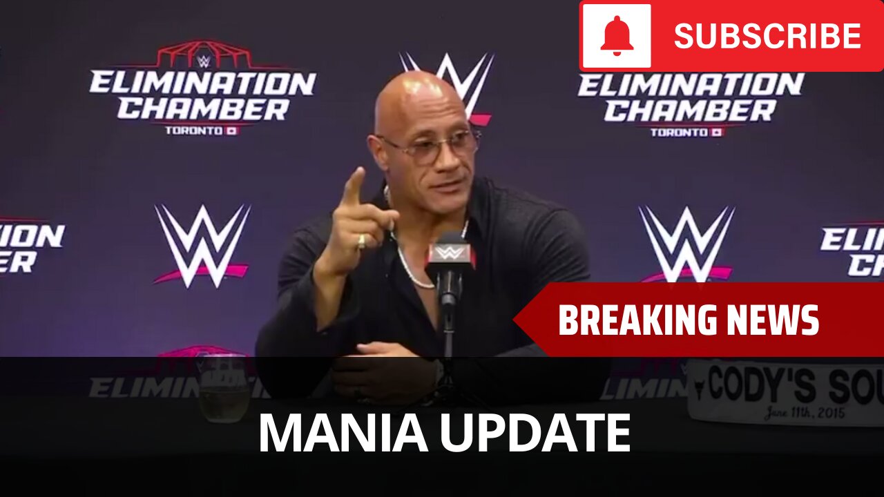 The Rock WrestleMania Update