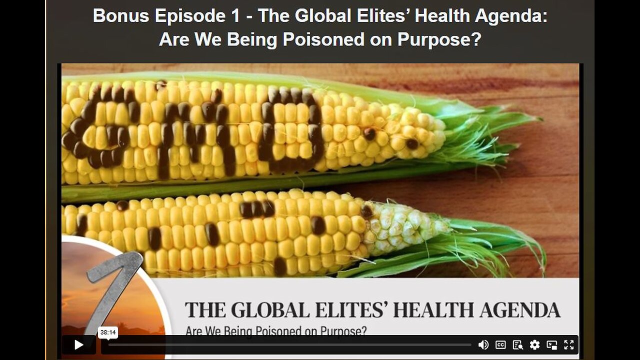 HEALING REVOLUTION SERIES: BONUS EPISODE 1- The Global Elites’ Health Agenda: Are We Being Poisoned on Purpose?