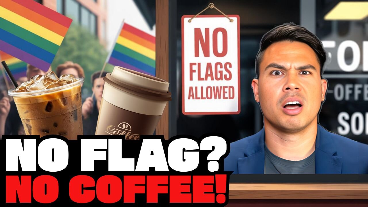 Flag-Free Coffee Shop