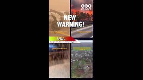 #USA #Tornado #SevereWeather #Storm #ExtremeWeather #Wildfires #Duststorm #Weather #Climate