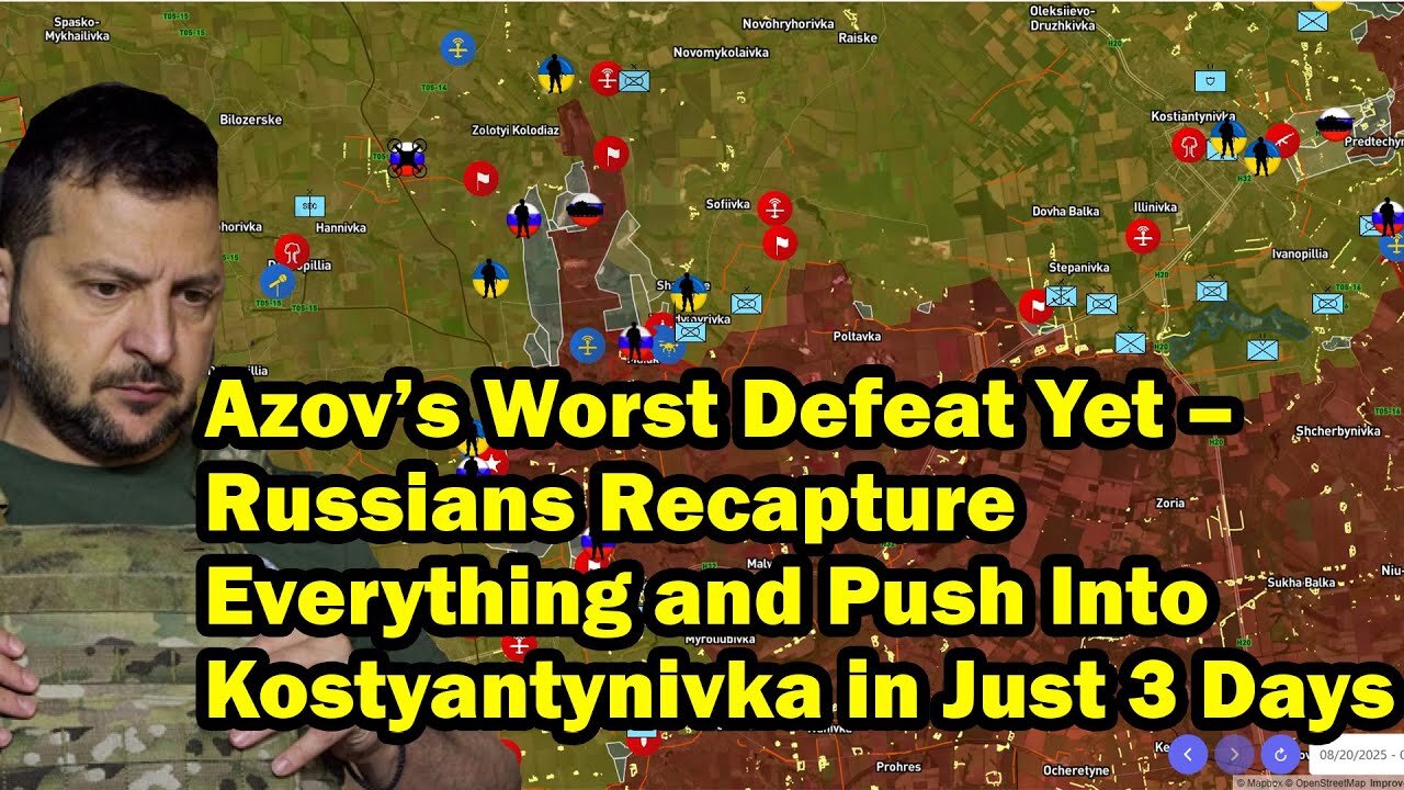 Azov’s Worst Defeat Yet – Russians Recapture Everything and Push Into Kostyantynivka in Just 3 Days