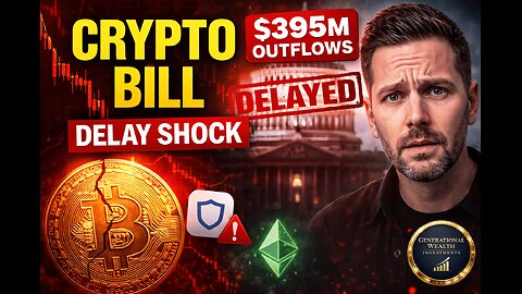 US CRYPTO BILL DELAY: $395M BTC ETF OUTFLOWS, TRUST WALLET SCAMS & ETH GAS CRASH – Crypto News Today