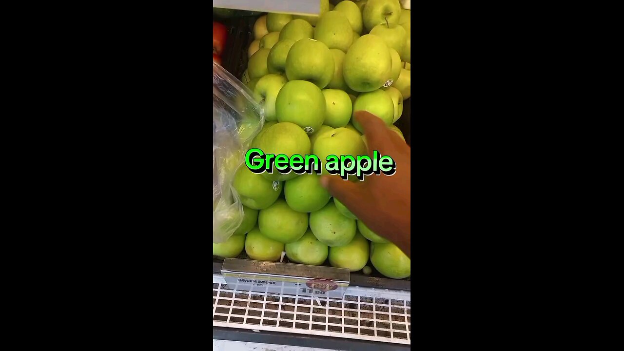 Green apple cooking