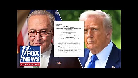 _What are they afraid of___ Schumer takes aim at Trump