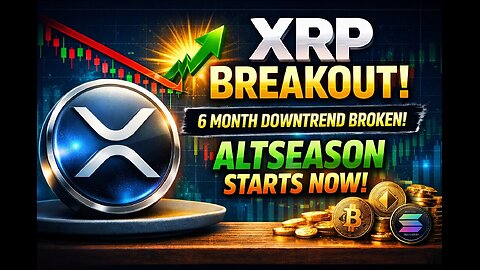 XRP BREAKS 6-Month Weekly Downtrend 🚀 Altseason Is Starting