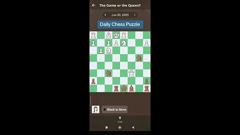 Daily Chess Puzzle 30.06.2025
