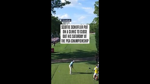 A quick recap of Scottie’s 65 on Saturday at Quail Hollow ⛳️