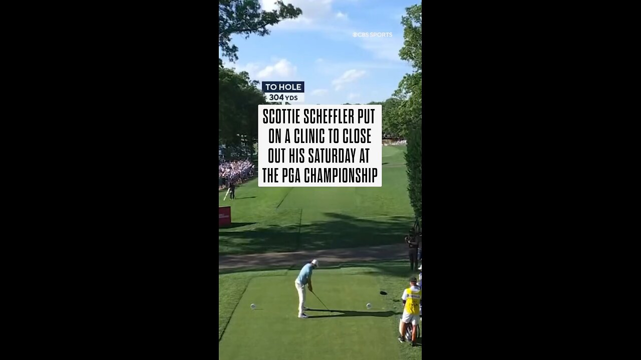 A quick recap of Scottie’s 65 on Saturday at Quail Hollow ⛳️