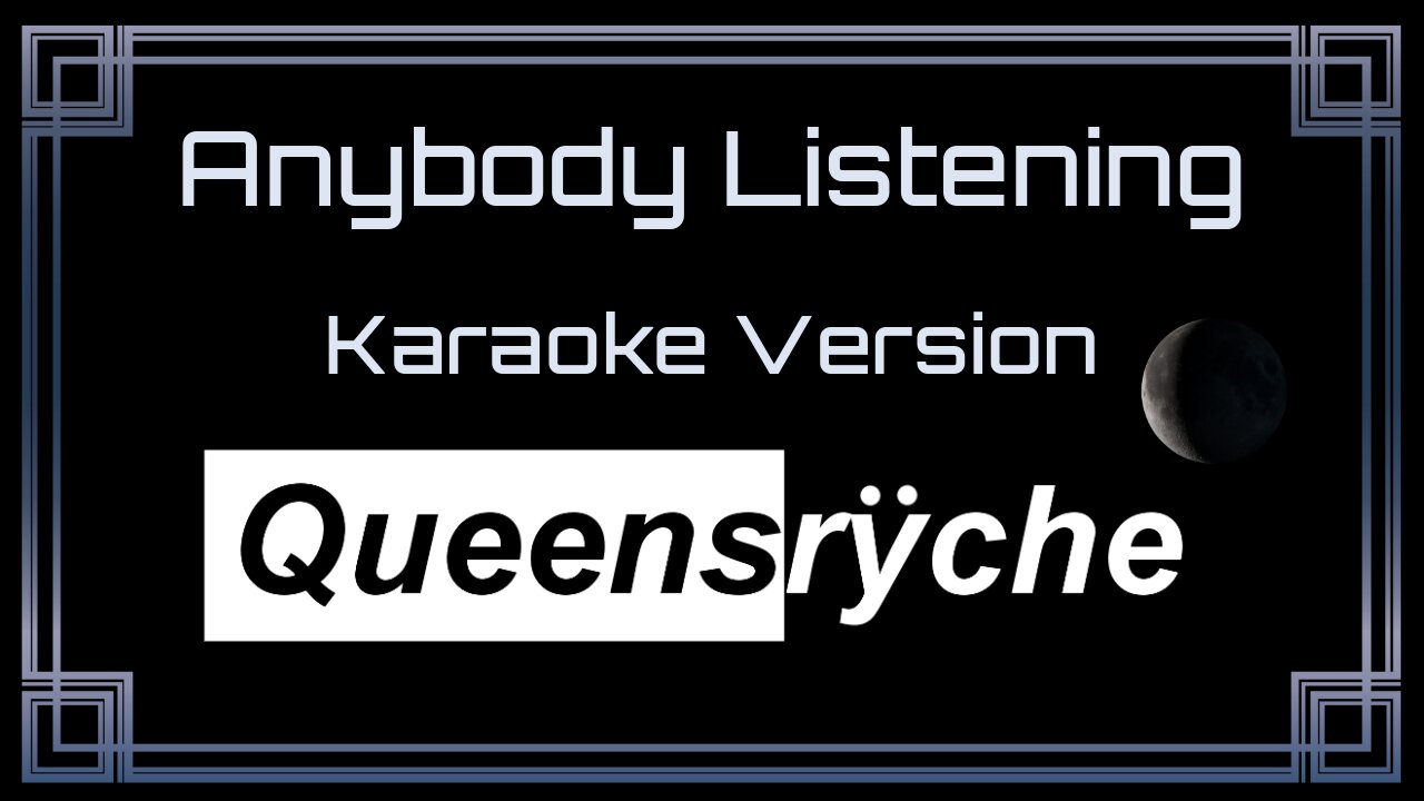 Queensryche - Anybody Listening (CC)