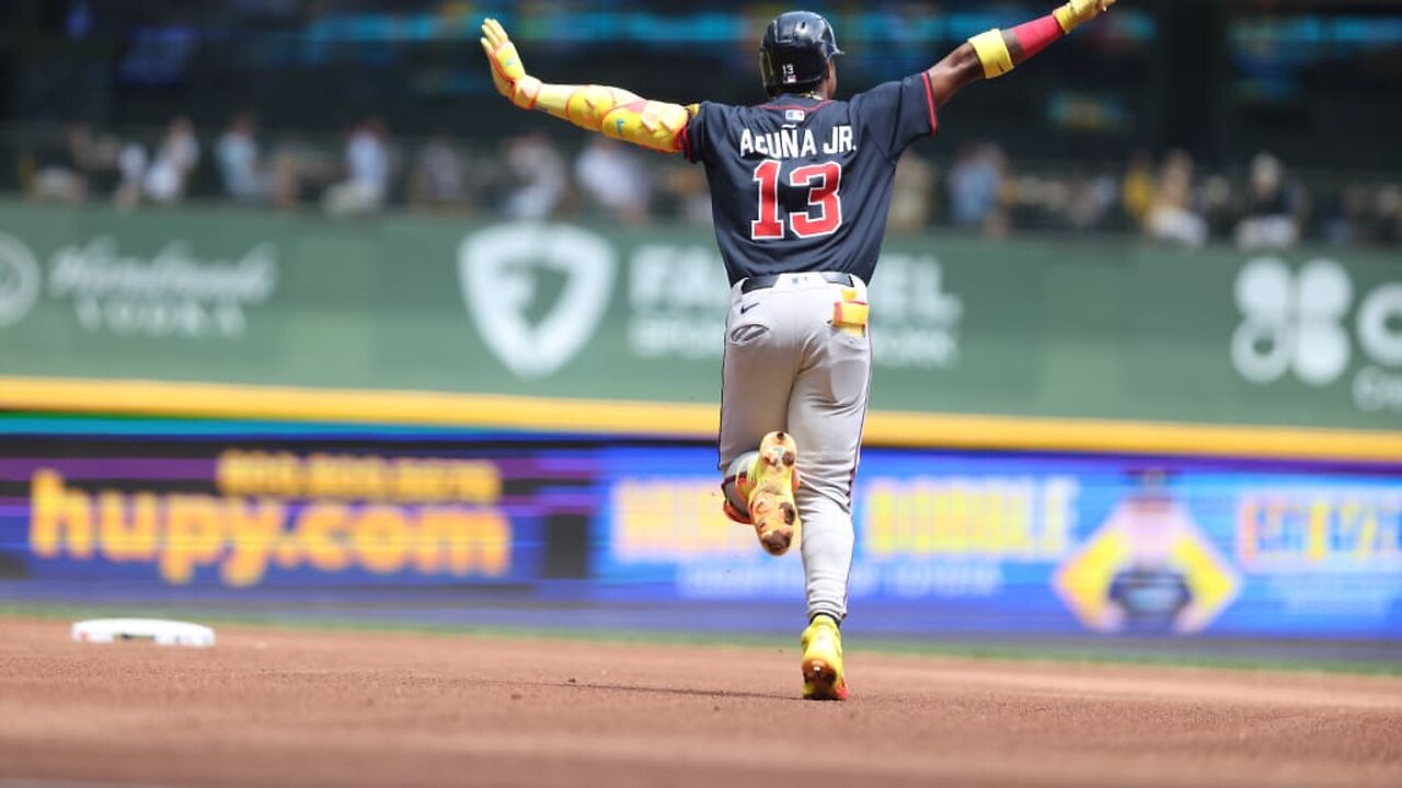 Ronald Acuña Jr. se voló la cerca